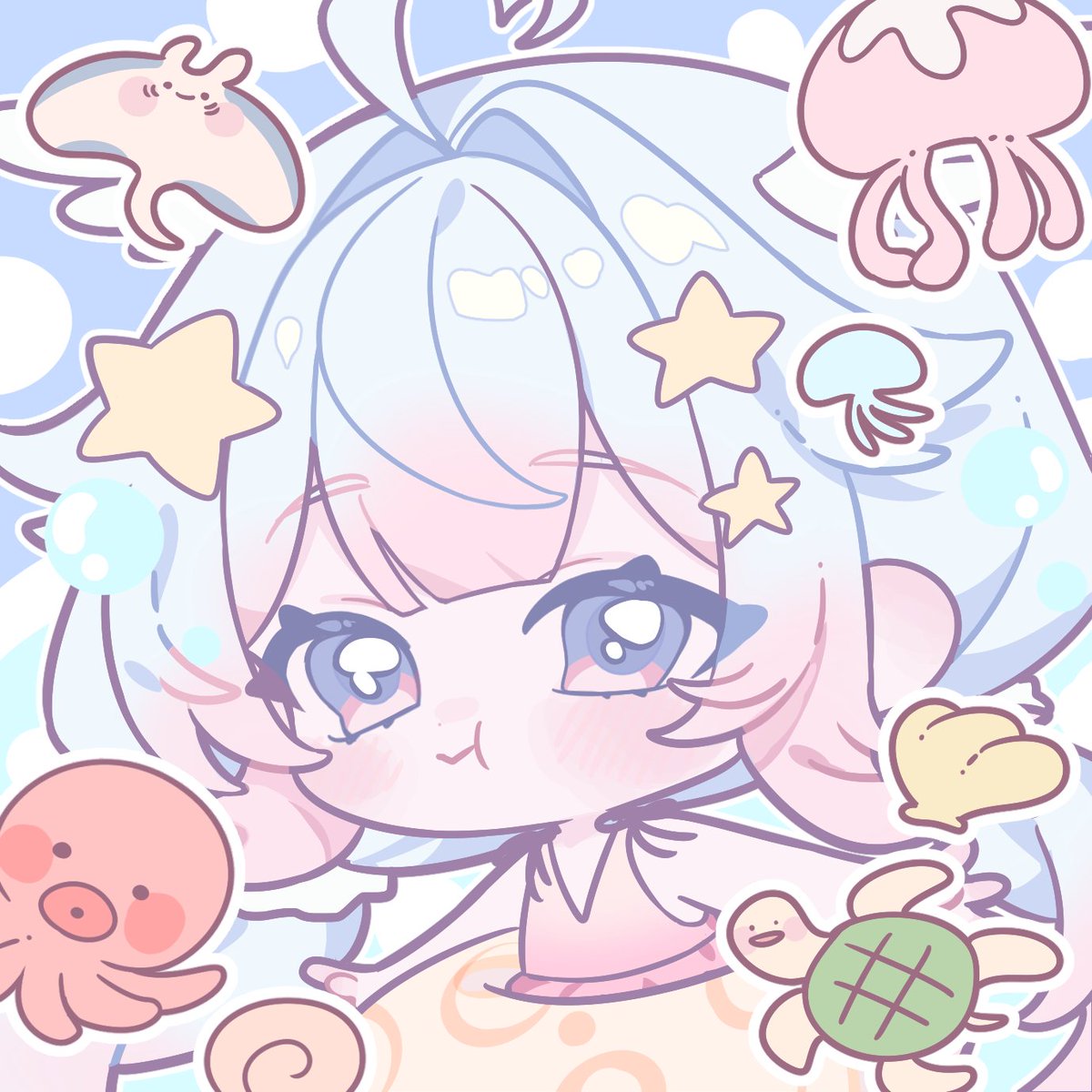yukihana_kokoro's tweet photo. 混更一個謝謝羽星委託我! https://t.co/nI1K5mo2qz