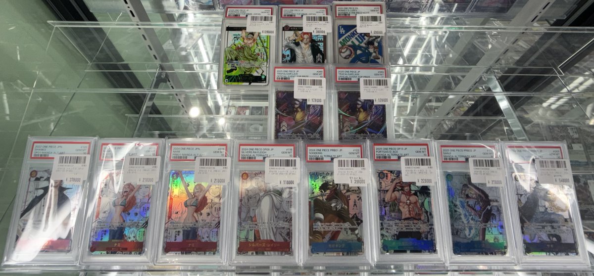 ✨開店時の高額コーナー✨ PSA10シリアルゾロやシリアルシャンクスの他