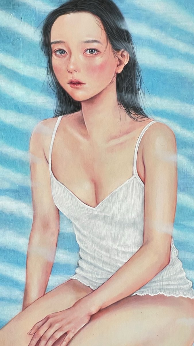 普遍の中にある」 2026年 ジェッソパネル、アクリガッシュ、油絵具 F8