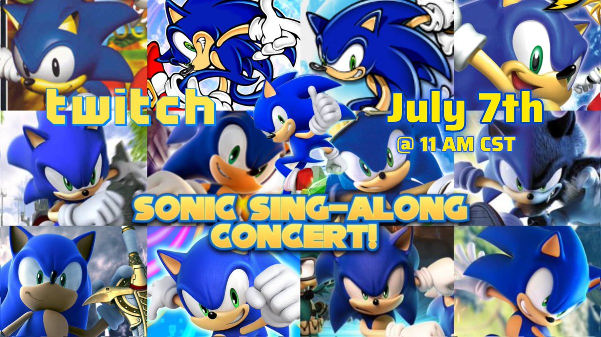 AlyssaMireles1's tweet photo. Get ready twitch! I'm doing an encore Sonic Sing Aling concert for you guys! Come join with me and sing along with me! ๐๐ค๐ถ
#vocalist #soniccontentcreator #sonicthehedgehog #sega #songcovers https://t.co/BHvQn0AigH