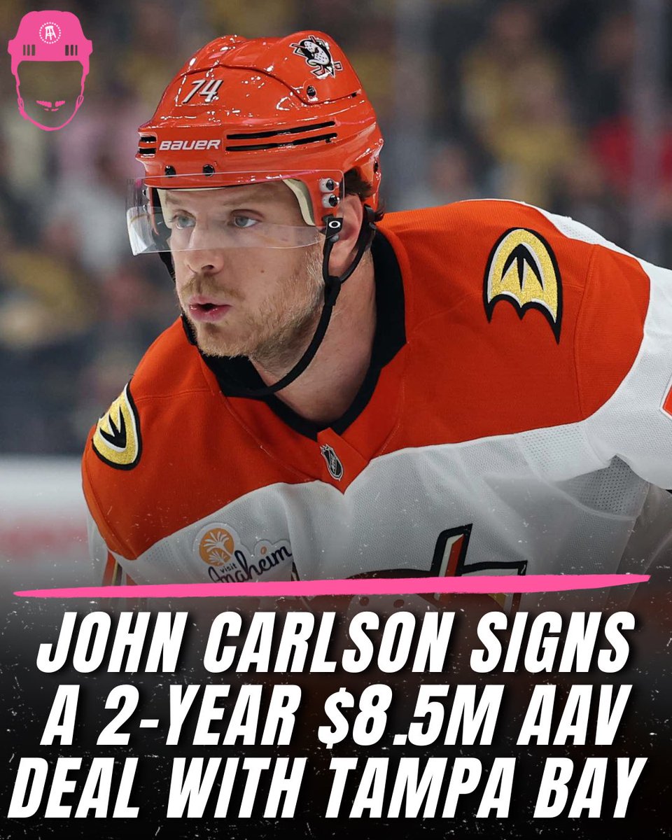 spittinchiclets's tweet photo. JOHN CARLSON IS OFF TO TAMPA BAY ⚡️ https://t.co/GWWW0n4gnH