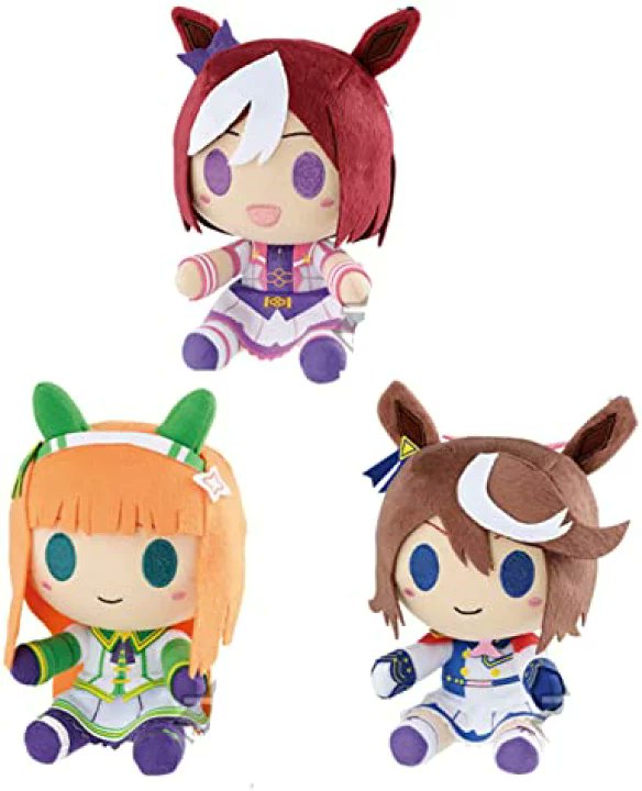 Umamusume_mx's tweet photo. Peluches de Special Week, Silence Suzula y Tokai Teio, si alguien le interesa alguno pueden mandarme un mensaje. #umamusume #anime https://t.co/CeBNmHiaz5