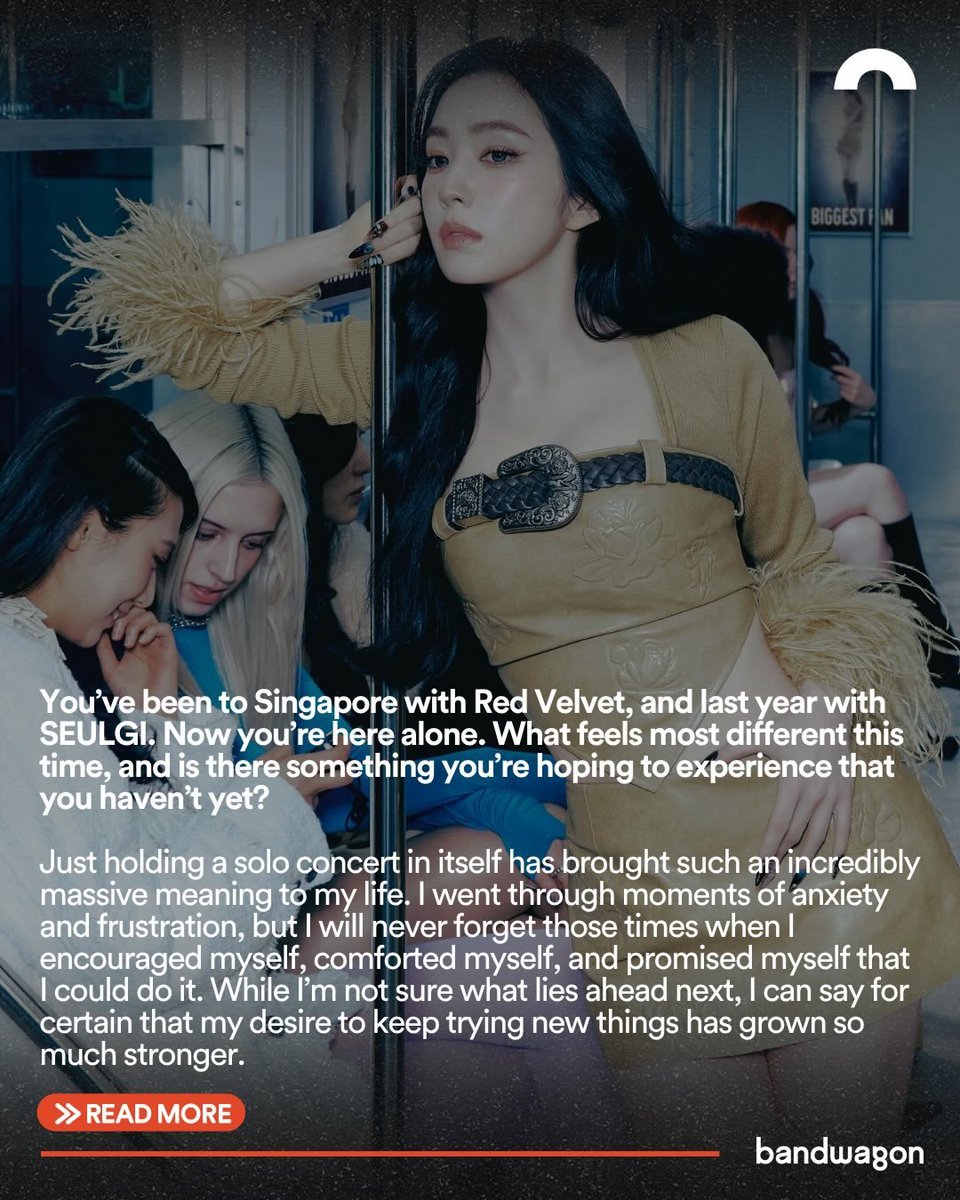 irene_global's tweet photo. Interview with Bandwagon for I-Will in Singapore 🩷

#IRENE: “Just holding a solo concert in itself has brought such an incredibly massive meaning to my life. I went through moments of anxiety and frustration, but I will never forget those times when I encouraged myself, comforted myself, and promised myself that I could do it.”

https://t.co/S9lOuNaynj