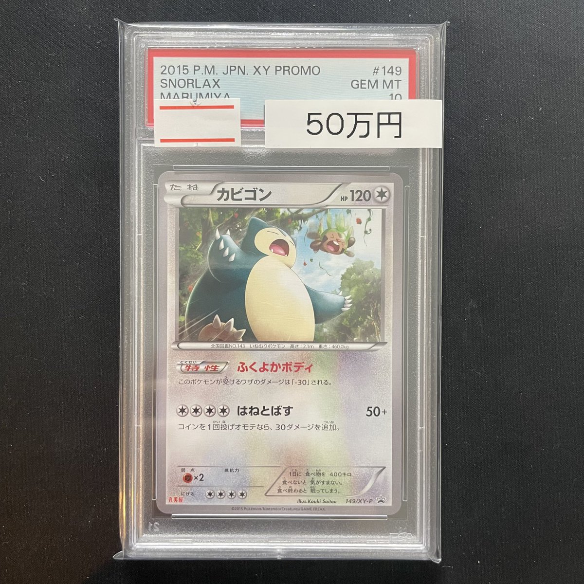 PSA10 カビゴン　ファミリーポケカ 🔥ポケカPSA入荷情報🔥】 【PSA10】カビゴン(149/XY-P) ✨¥500,000で