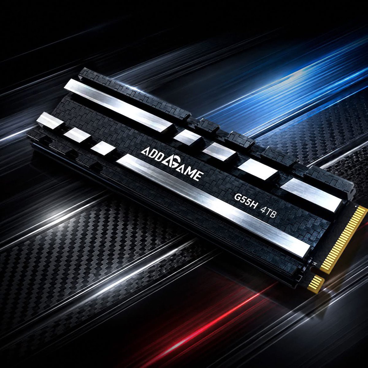 addlinkjapan's tweet photo. レーシングチェック柄と光速ラインで、スピード感を表現。
addlink G55H PCIe Gen5 NVMe SSDは、プレミアムヒートシンク設計により、ゲーミングPC、AI PC、クリエイター向け環境で次世代の高速パフォーマンスを発揮します。
アマゾンでの販売
https://t.co/fJZWvcVwF7
#addlink #Gen5SSD #NVMeSSD https://t.co/RW9GOfgYjv