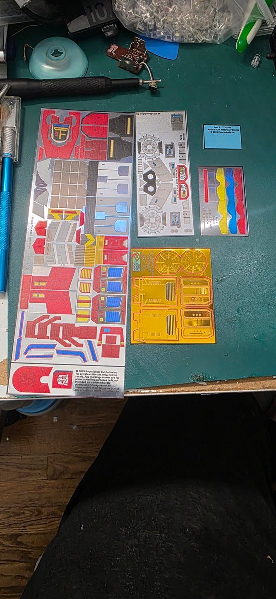 cliffsrepaircor's tweet photo. Next up #superion @toyhax labels https://t.co/zza53Fuzap