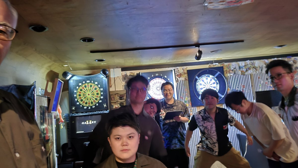 tomakomai_darts's tweet photo. 前期リーグ第11節結果
2026年7月1日(水)
ACE 7-2 ANCHOR
順位
1位 38P ANCHOR 4勝4敗
2位 33P WOLFRAM 4勝3敗
3位 28P ACE 3勝4敗
昨日のスコアはこちらで見られます。
https://t.co/GqpNMpEjiG
https://t.co/UEF8UFFbaI
#ダーツ #スティールダーツ #ハードダーツ #苫小牧 #ACECAFE https://t.co/DQuhpqaypT