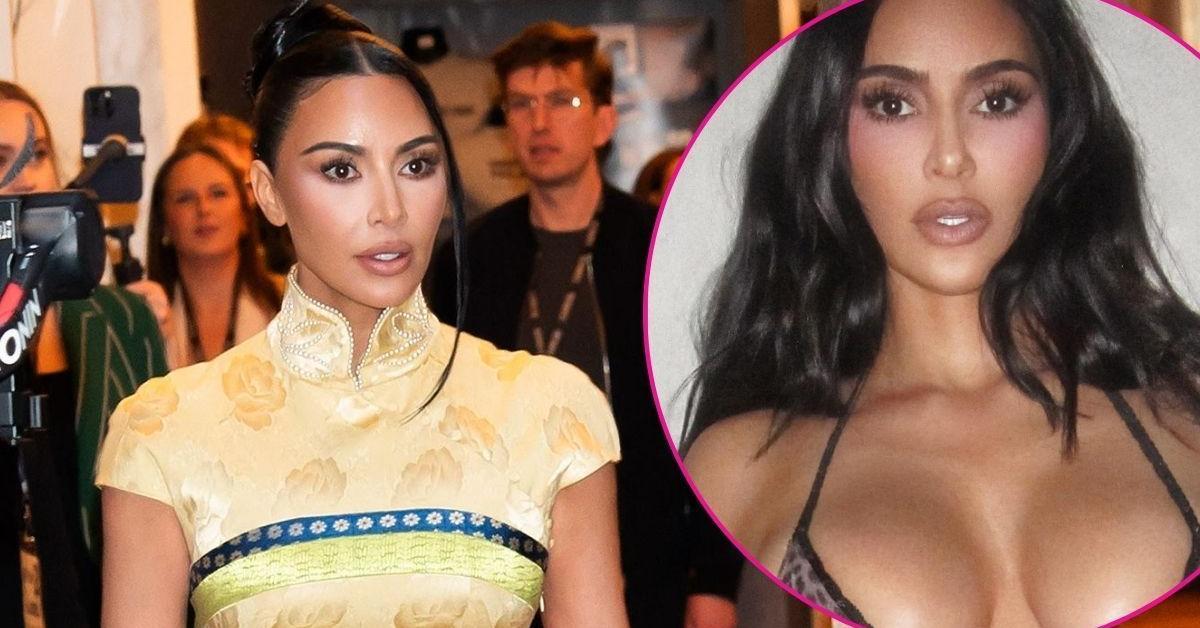 OKMagazine's tweet photo. Kim Kardashian Drops Jaws in Barely-There Animal-Print Micro Bikini: Photos https://t.co/e7sTRyKir9 https://t.co/l8OJnyZLGj