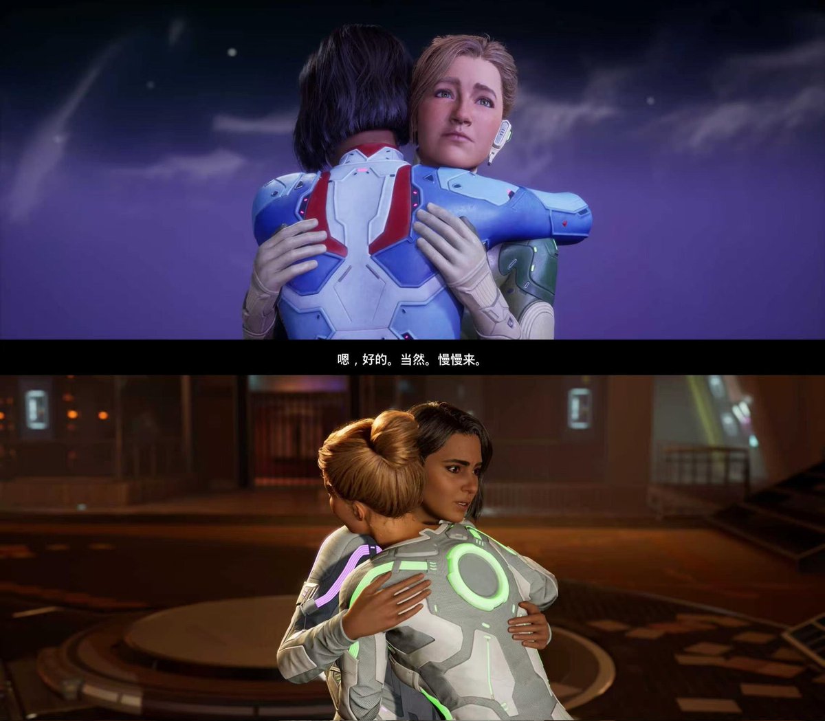 Mousse186468's tweet photo. My girlfriend and I completed this game together. This is a very important moment in our lives. This is a perfect and romantic two player game. We love Zoe and Mio😭😭😭
#SplitFiction https://t.co/jXUwjnlqVc