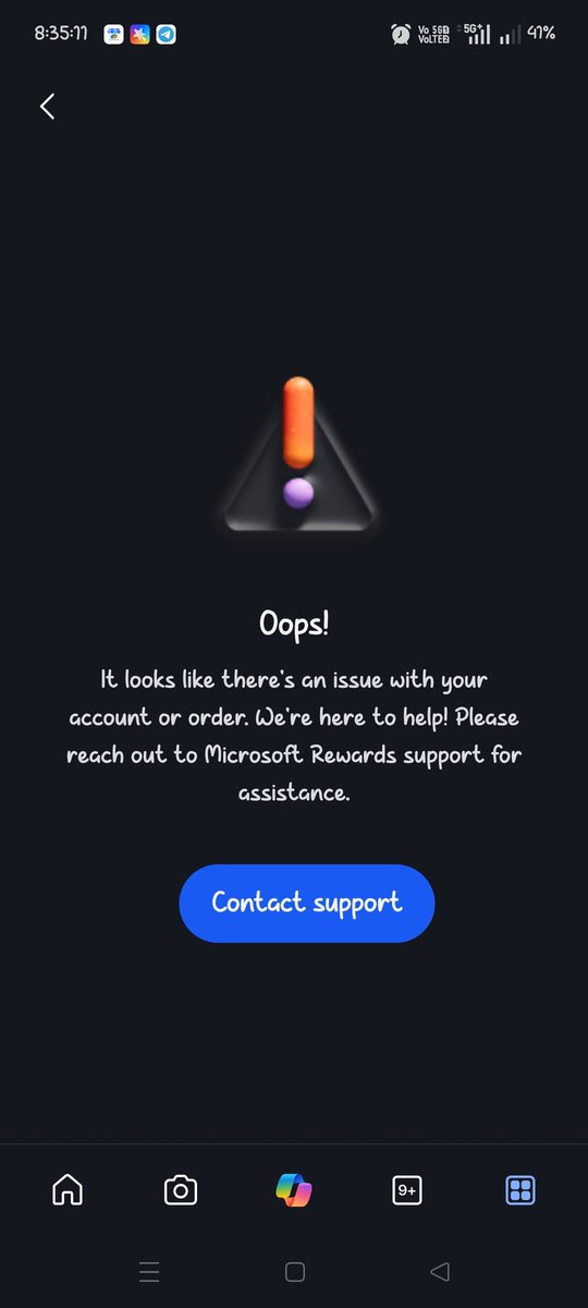 Nayanbhuyan9's tweet photo. @RewardsSupport While redeeming my points for amazon giftcard it's showing this👇 https://t.co/R5r94CCLQ3