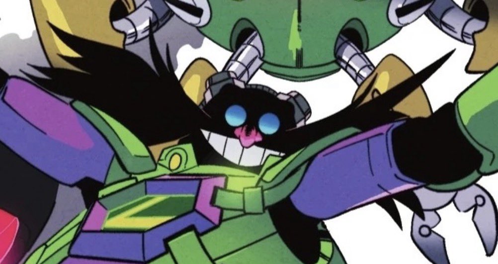 THENEWOmegan's tweet photo. While I do love the silhouette thing that Eggman has, it feels like they’ve been using it way too much as of late, to the point where it’s starting to lose the impact it had on me. Like I’m not saying it should be removed entirely, but I feel like it should be used sparingly. https://t.co/rrPTjhuNAv