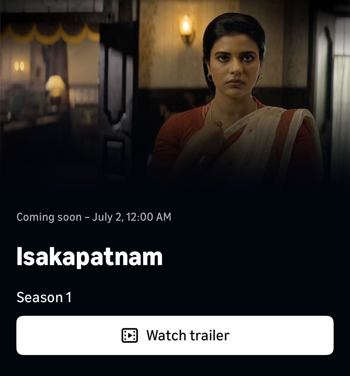 TMSRUpdates's tweet photo. #TMSRUpdates #TMSRUOTTUpdates 📱
#Isakapatnam Now Streaming On @PrimeVideoIN
#GarryBH @aishu_dil @samuthirakanip @suneeltollywood @naresh_agastya #MerinPhilip @UrsSudhakarK @RajeevCo @mimegopi #Rohini @RajaChembolu @rahultamada @saideepreddy @prashanth0891 #SyedTajuddin https://t.co/ZlgCStaY7h