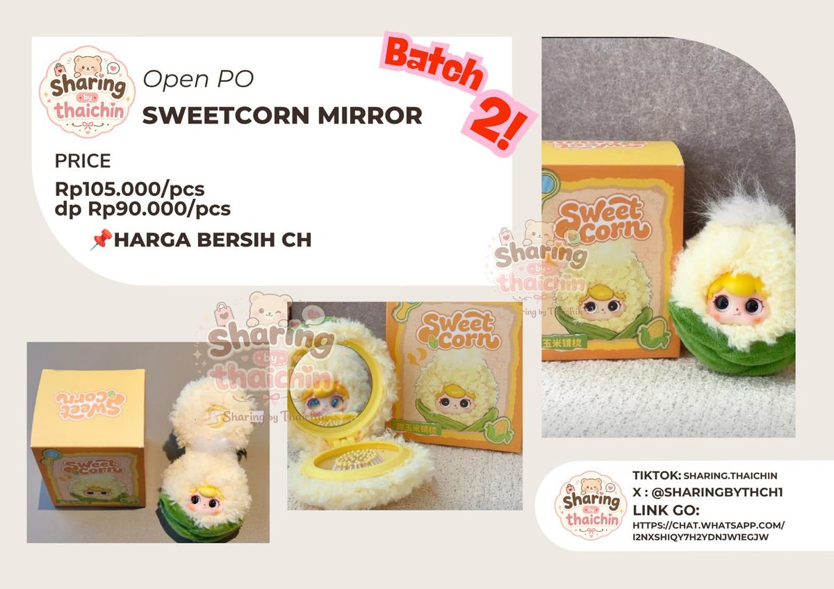Midyearnamon9's tweet photo. Ayoo gesss selagi masih open yg minat atau mau nanya bisa dm akun aku atau langsung ke @Sharingbythch1 
#tianziyu #leipeng99 #sweetcorn #tianxuning #ziyu https://t.co/NOhN8Hgl88