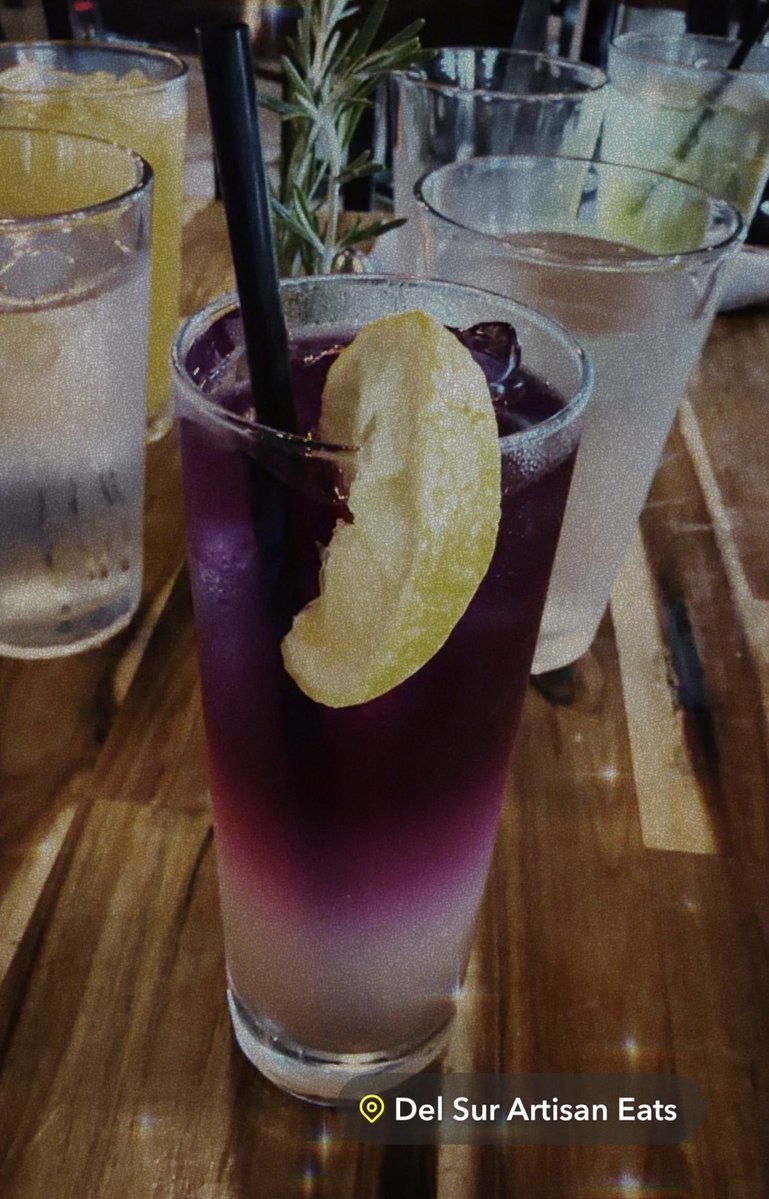 John_Graham19's tweet photo. I’m trying a purple lemonade and I’m eating at del sur artisan eats https://t.co/j95UL8ZFOq