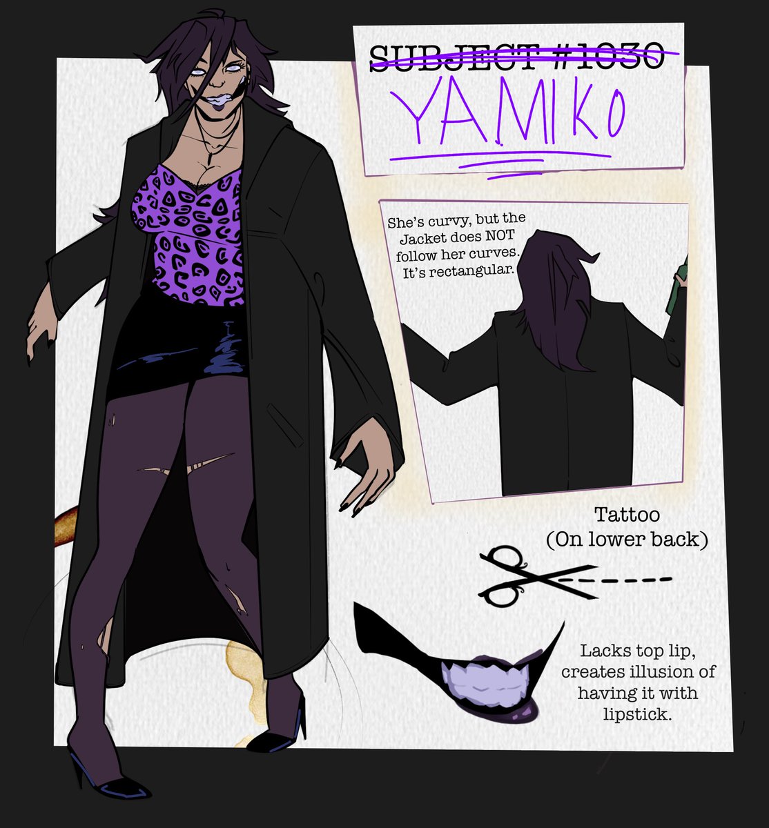 CryptidSensible's tweet photo. Can’t even update her ref because I’m still on the artfight loading waitlist 😭 https://t.co/29JAtcYknY