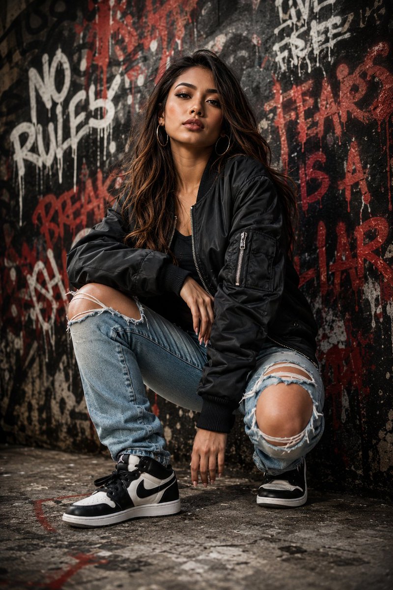 Gritty Urban Editorial Portrait