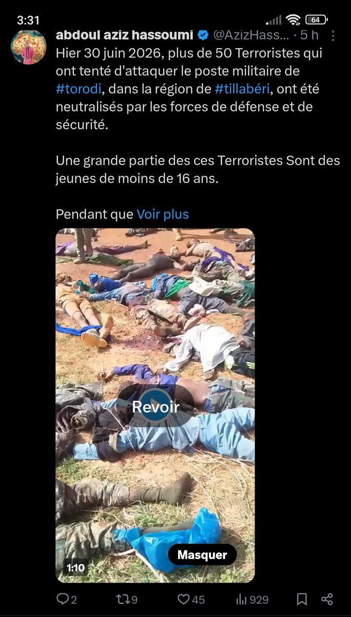 KaboreWDaniel's tweet photo. @3dMachaon @jeune_afrique C'est que des combattants terros qui sont tués aucun civil👇👇👇 https://t.co/RHGYX7KI8q