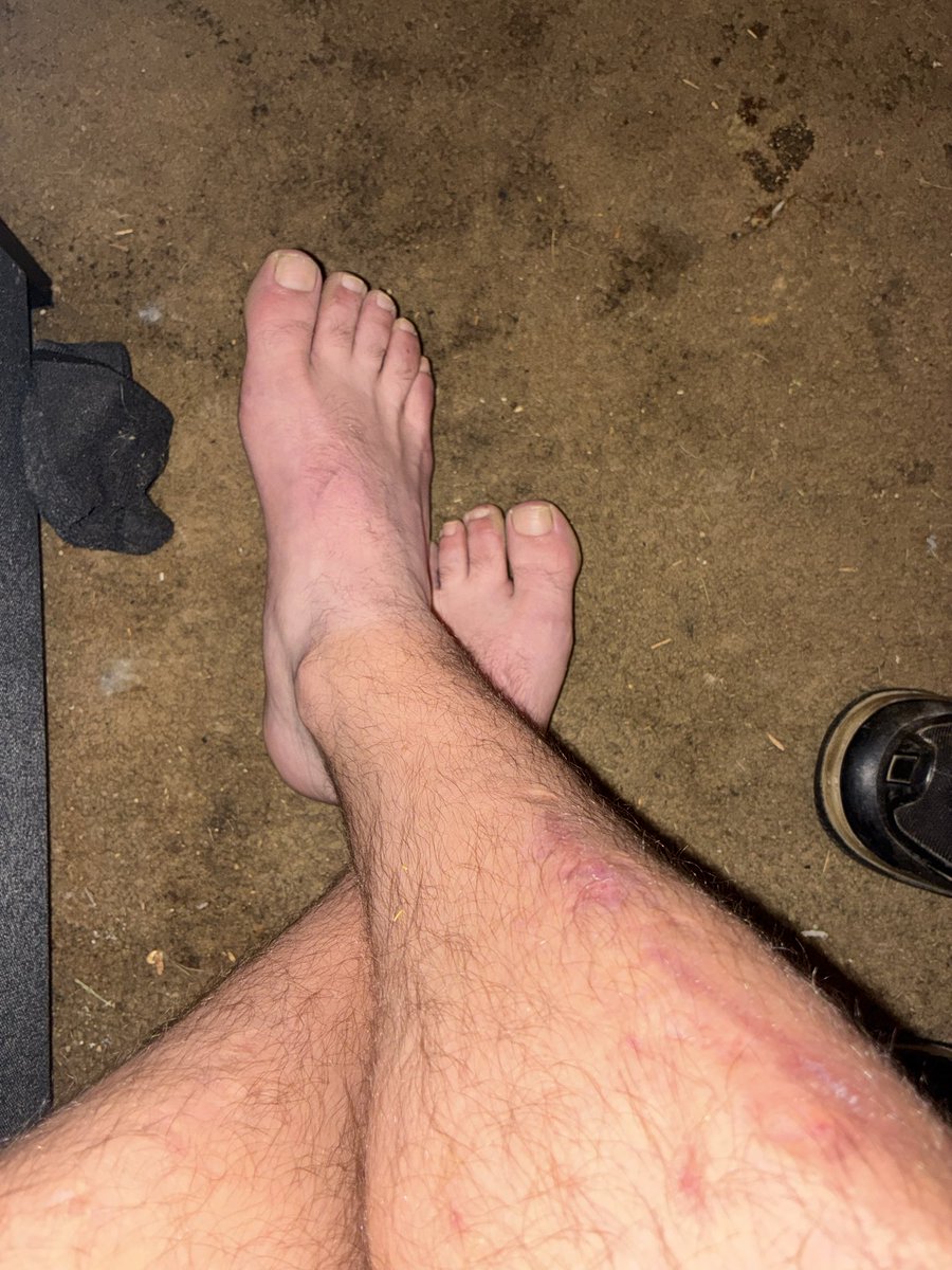 Darnellik38's tweet photo. The feet and soles of a true blue collar god bow down and worship the ground they walk on https://t.co/IN3PtfiWO4