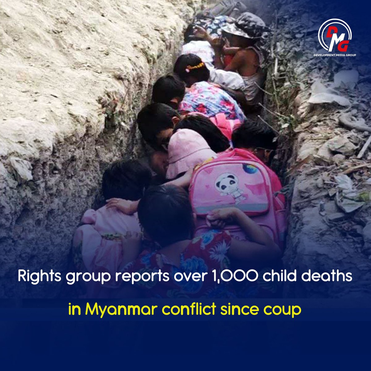 DMGEnglish's tweet photo. At least 1,083 children have been killed and 639 minors arbitrarily arrested in Myanmar since the 2021 military coup, according to data documented by the Assistance Association for Political Prisoners (AAPP) on Wednesday.

Read more: https://t.co/nuA0YYFfHG

#Myanmar #ArakanState #Ponnagyun #AAPP #ChildRights #Airstrikes #ChildProtection #IHL #OPAC #MHPSS #DMGNews