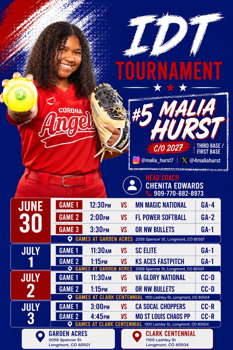 4MaliaHurst's tweet photo. @UncommittedUsa 2027 Heavy Hitter, 1st and 3rd baseman……… https://t.co/sBEyR6p7Xb