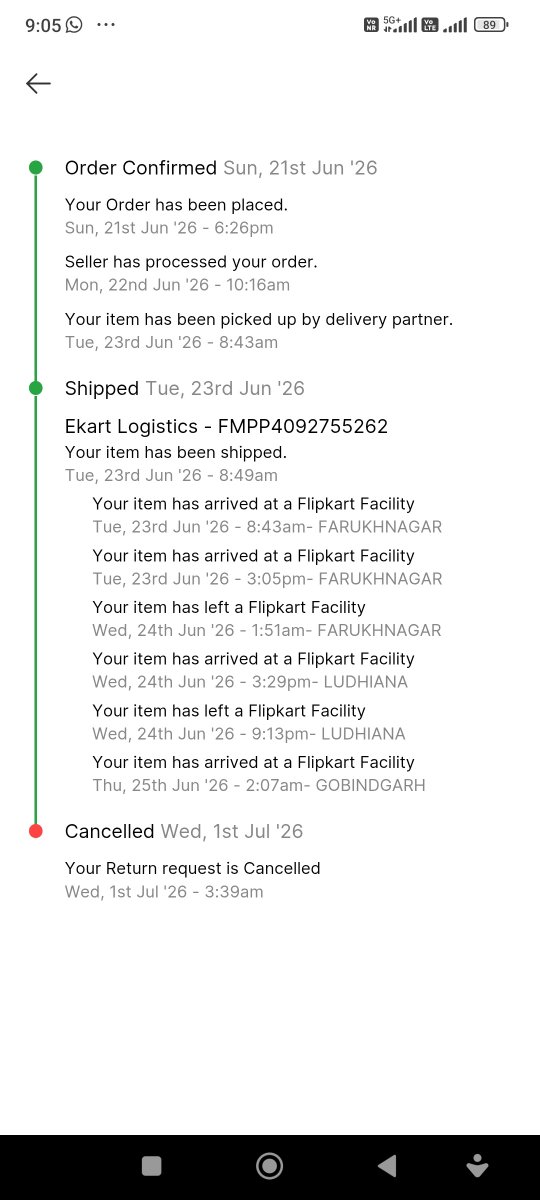 Mohit0065's tweet photo. Replacement request of the damaged milton bottles got cancelled 2nd time in a row that too after taking long time to process. 

@flipkartsupport , why mentally harassing me ? I swear, I will never shop from @Flipkart 

7 days to refund my money or I will move to @jagograhakjago https://t.co/pdaoQNDrXV