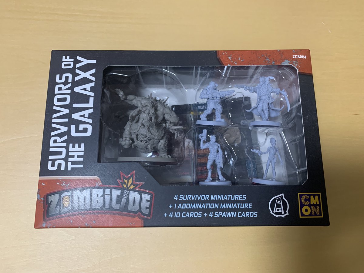 UMASI16's tweet photo. ゾンビサイド インベーダー サバイバー オブ　ザ ギャラクシー
Zombicide Invader: Survivors of the Galaxy

CMON JAPANさんのアウトレットで購入

宇宙人グレイ👽や獣人サバイバーがカッコいい

#ボードゲーム
#ゾンビサイド https://t.co/VoFAupgIPf