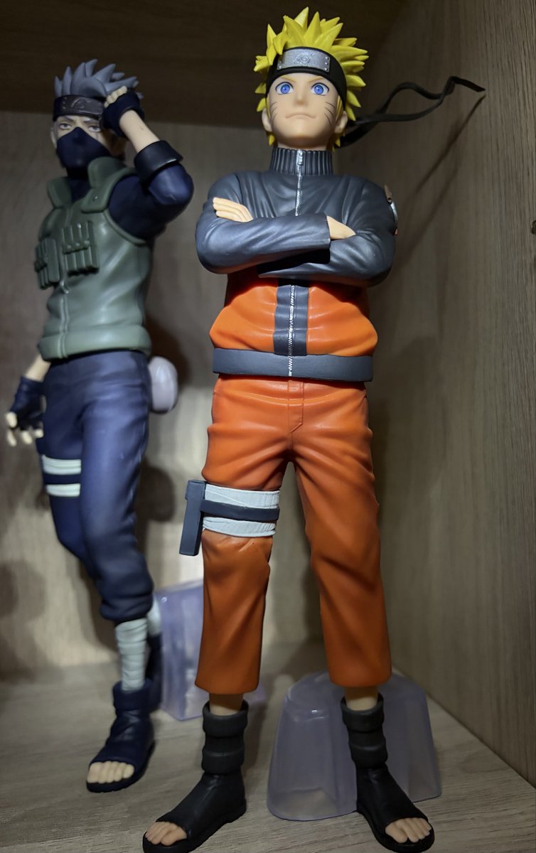 papasu_ryu's tweet photo. NARUTO 一番くじ
ナルト いろいろ言われてるけど
とても造形よくて
気に入ってます(ง°̀ﾛ°́)ง 

個人的には マスタライズ
ナルトフィギュアの中だと
一番好きかも？

もちろん斜めですけどね！ https://t.co/gwG26Mu2kT