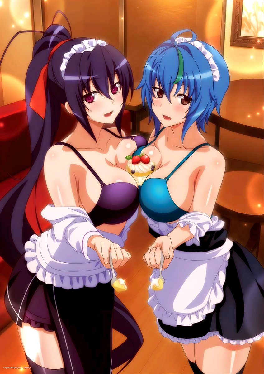 DxDDaily's tweet photo. Akeno &amp; Xenovia 💜💙 https://t.co/PkGl4dlmtV