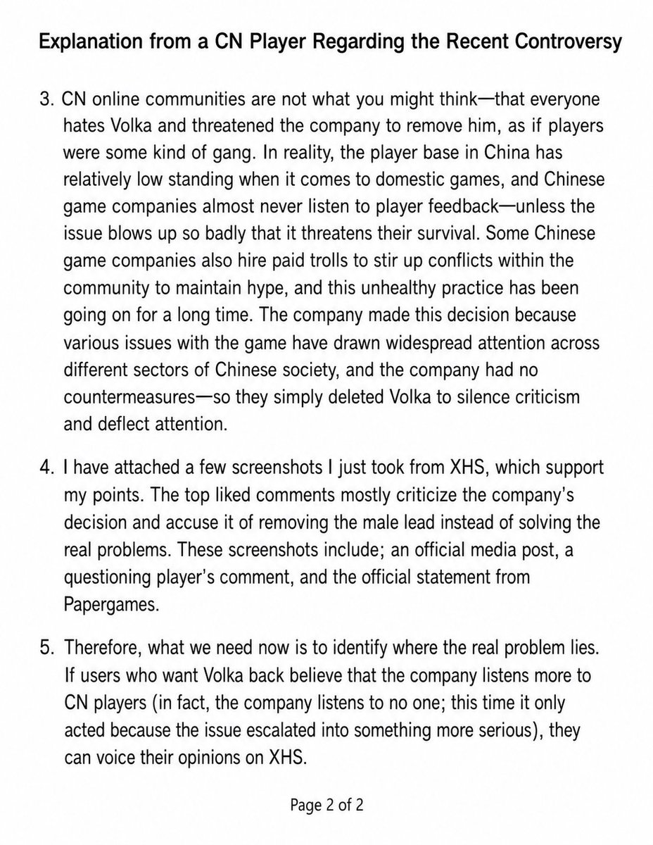 KittyJ_up's tweet photo. Regarding the recent controversy, I would like to offer an explanation as a CN player. I have also attached screenshots I just took from XHS, which include: an official media post, a questioning player's comment, and the company official statement.#Valko #LoveandDeepspace https://t.co/nBZJstdKLp