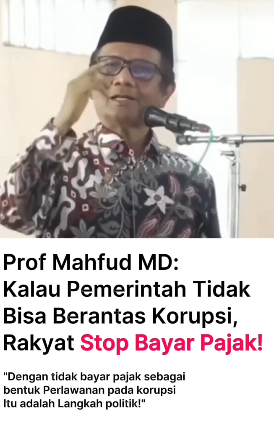karirfess's tweet photo. apa yg terjadi jika rakyat stop bayar pajak?

kesel juga njirr koruptor, dihukumnya mencla-mencle gitu.. jadinya pada berani kan skrg.. jadi pada songong pas udah bebas..

☠️ https://t.co/AgpkVsflku