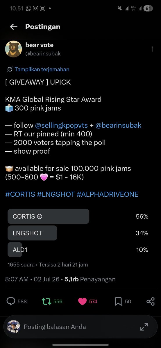 thinkaboutjju's tweet photo. @bearinsubak @sellingkpopvts for #CORTIS https://t.co/nAZZJmDwTE
