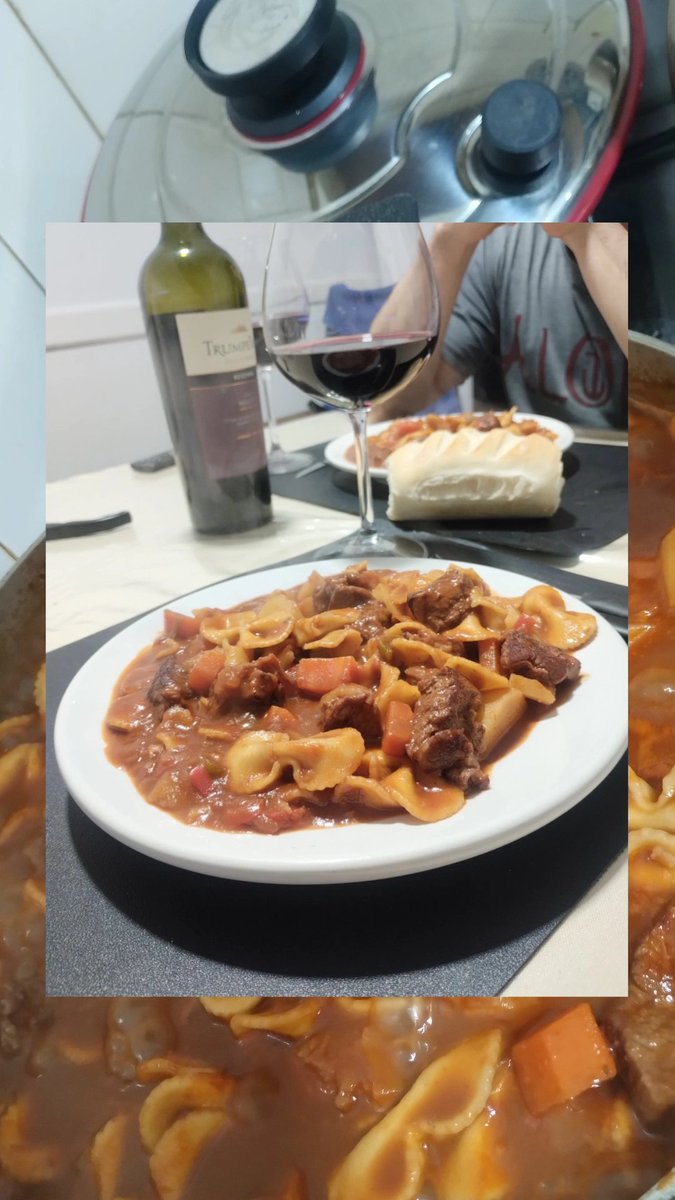 Cassivaccarezza's tweet photo. 2° afuera, Santi me espera después del trabajo con un guiso de fideos moñitos y vino, es todo lo que está bien🥰 https://t.co/HfTenDrPLM