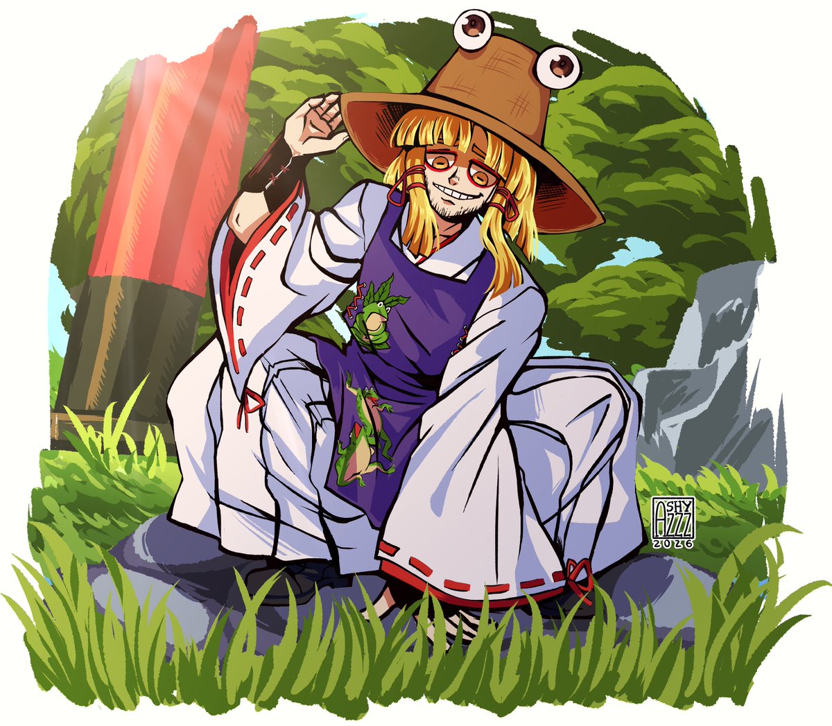 _ashyzzz_'s tweet photo. God of Moriya Shrine

#東方project #touhou #洩矢諏訪子 https://t.co/f0keFXSnPK