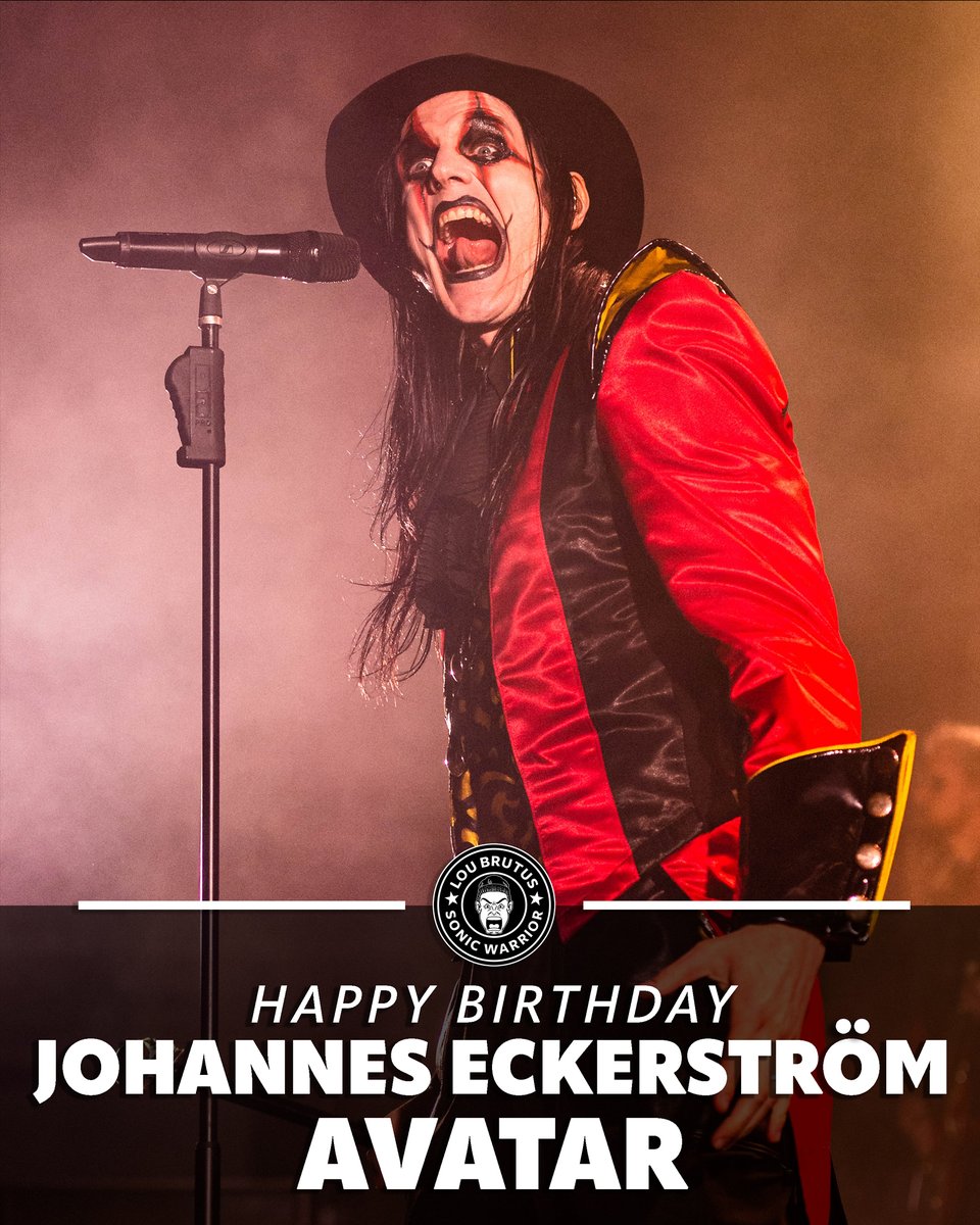 Happy Birthday to Johannes Eckerström of AVATAR. He