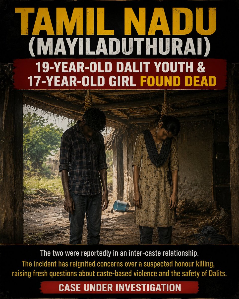 kavyakumarii's tweet photo. The two were reportedly in an inter-caste relationship. The incident has reignited concerns over a suspected honour killing, raising fresh questions about caste-based violence and the safety of Dalits. #tamilnadu #intercaste #WorldCup #恋与深空 #JusticeForValko https://t.co/XdhgEL3VPE
