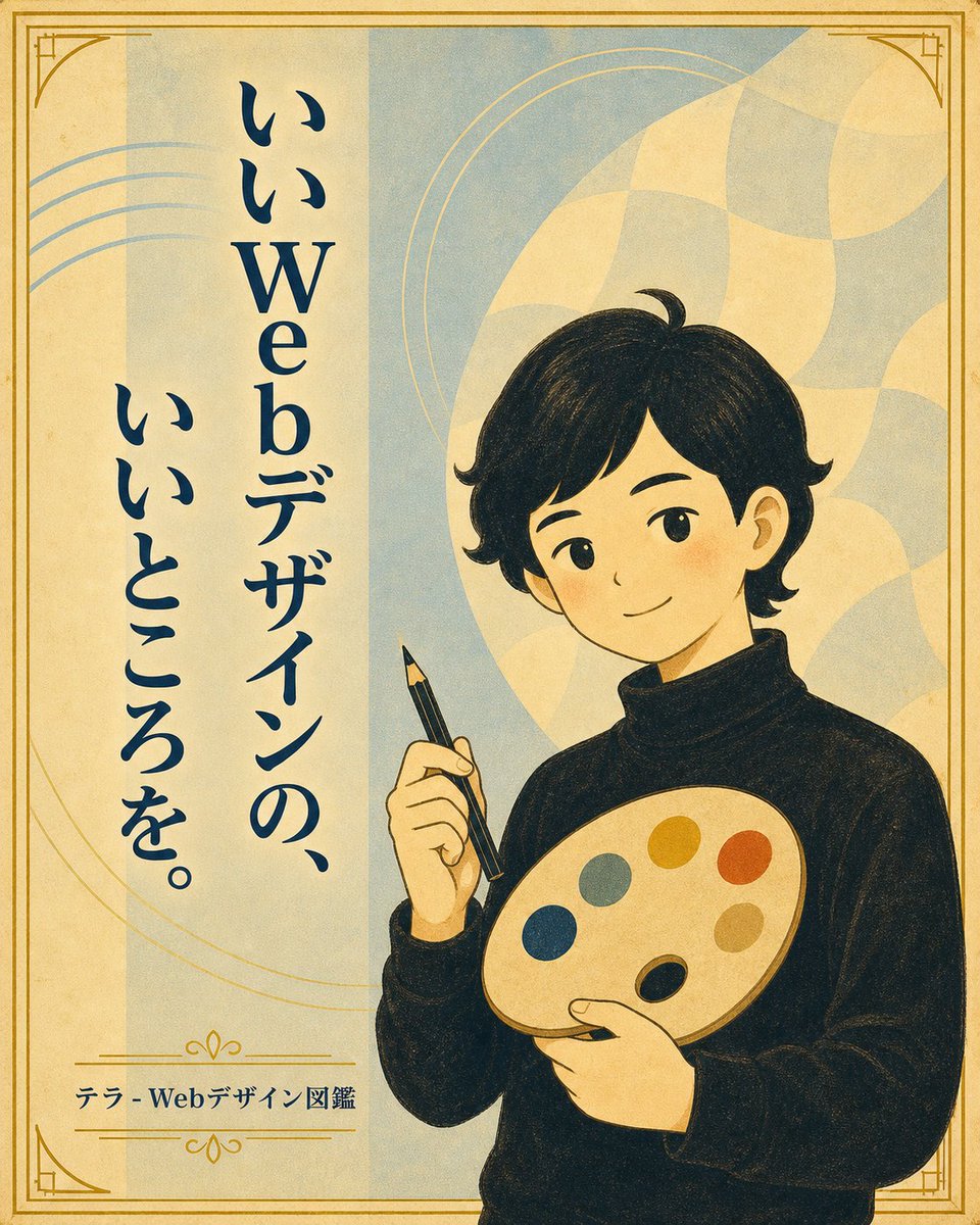 terasu_design's tweet photo. しまやすさんのプロンプトを使ってみました！
おしゃれなポスターが完成？！✨ https://t.co/zXHAz5BOg0