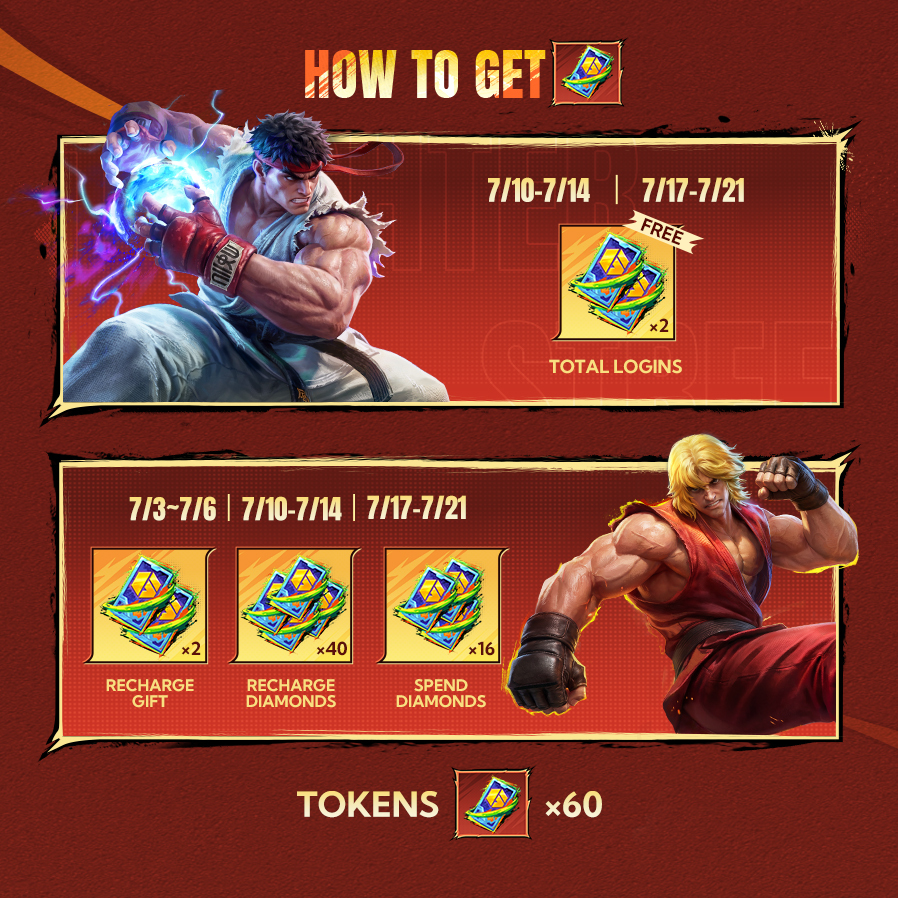 MobileLegendsOL's tweet photo. The MLBB × Street Fighter 6 Collab Draw Event officially launches on 07/03!
Collab Event Period: 07/03 - 08/18

Collab Draw Period: 07/03 - 08/16
You are guaranteed to get a permanent exclusive collab skin or item within your first 10 draws!
You can get 4 collab skins in the draw event, including: Paquito "Ryu (Outfit 2)", Chou "Ken (Outfit 2)", Guinevere "Chun-Li (Outfit 2)", and Dyrroth "Guile (Outfit 2)"!
There is also an exclusive Collab Recall Effect, Elimination Effect, 2 Battle Emotes, and exclusive Avatar Border waiting for you to draw.

Event Shop Period: 07/03 - 08/18
You can exchange for 4 collab Painted Skins in the Shop: Paquito "Ryu (Outfit 1)", Chou "Ken (Outfit 1)", Guinevere "Chun-Li (Outfit 1)", and Dyrroth "Guile (Outfit 1)", as well as more exclusive items!
Please check the images below for more information on the collab draw event!

#MLBBxStreetFighter6
#MobileLegendsBangBang
#MLBBNewSkin
#StreetFighter6