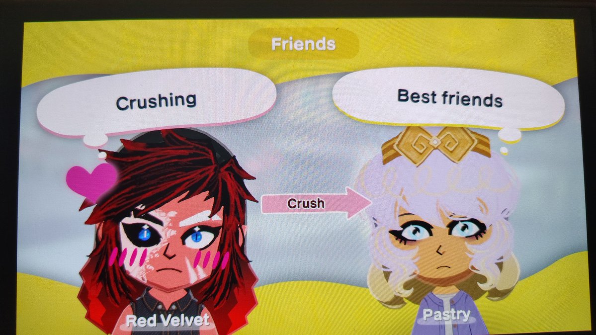 lullabys_bride's tweet photo. Of course he fell first while Pastry had to go through every friendship stage before she caught feelings god I love them so much #redpastry https://t.co/Cza0mobdtU