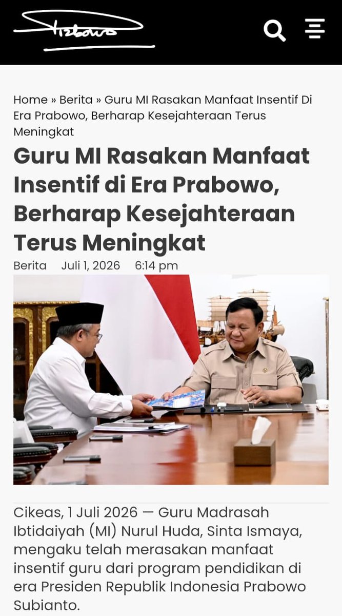 dalanjaniaa's tweet photo. Mantab, pemerintah sebagai fasilitator menyediakan jalan pembiayaan, pembinaan, dan pasar bagi usaha kecil dan menengah.
Adil Melindungi Bangsa https://t.co/tgoBQDfJK3