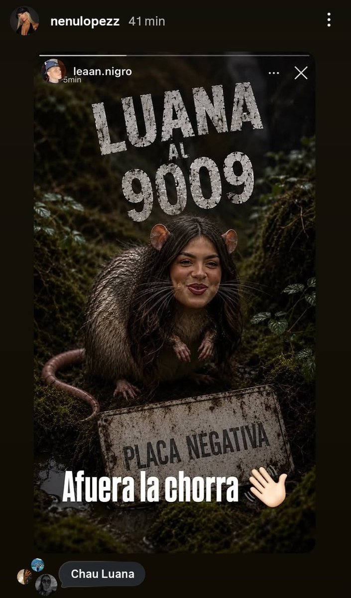 AgussLanzelotta's tweet photo. Jaja amo lo q subieron la cuenta de nigro y nenu de luana #granhermano
LUANA AL 9009 https://t.co/ua3FR0Tt6n