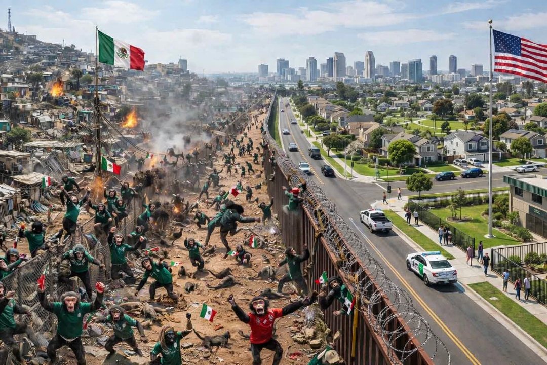 NewsVerte's tweet photo. Ahora entiendo a EEUU cualquier país que tenga fronteras con México levantaría un muro. México a demostrado ser un país bárbaro e incivilizado habitado por simios de bajo IQ. México es la India de LATAM.
#MexicoDaVergüenza #MEXICO https://t.co/REXt0ivq9x