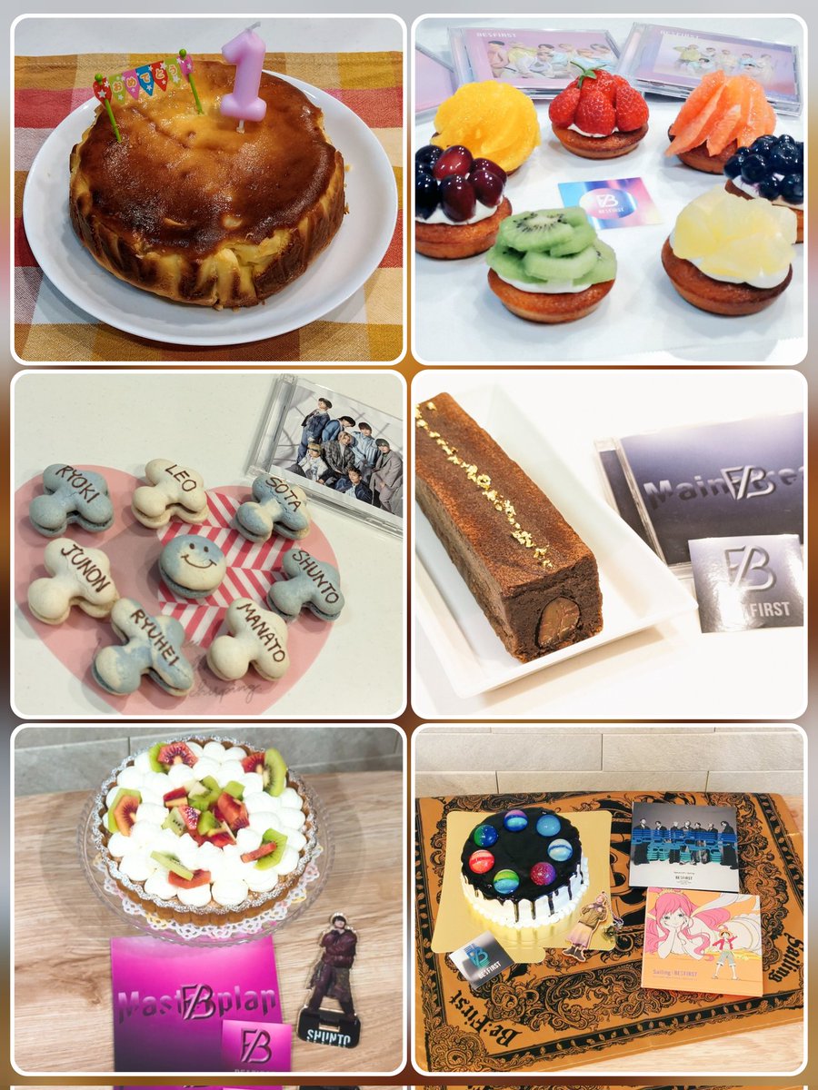 manaT_Besty's tweet photo. リリース日に作ってきたスイーツが10個目になりました🎂デビューから追いかけることができて本当に幸せ💞
素人の自己満足なんだけど今後も可能な限り作り続けていきたいので温かい目で見ていただければ幸いです🥹(デビュー時の雑なチーズケーキ何回見ても悔やまれる笑) https://t.co/1vb0bk1uI3