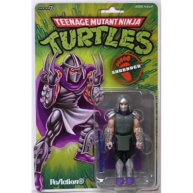 スーパー7 リ・アクション+ 3.75インチアクションフィギュア TMNT
