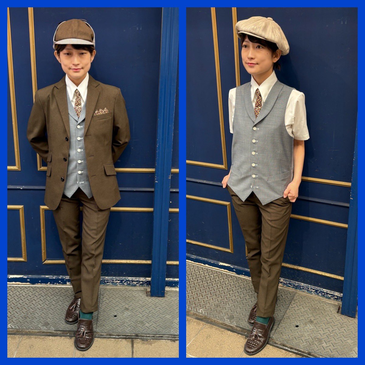 fabchic_oosu's tweet photo. ⚫️coolscat ファブシック限定モッズスーツ　カーキブラウン
⚫️ ファブシック　ショールカラーベスト
同時に入荷致
これからの夏に向けてモッズスーツ&amp;ベストで勝負。
スーツはサラっとした伸縮性のあるポリエステル素材
ベストはメップサージュの効いたビンテージ生地採用
https://t.co/MU1D3IJk8o https://t.co/H6qeoX05CU