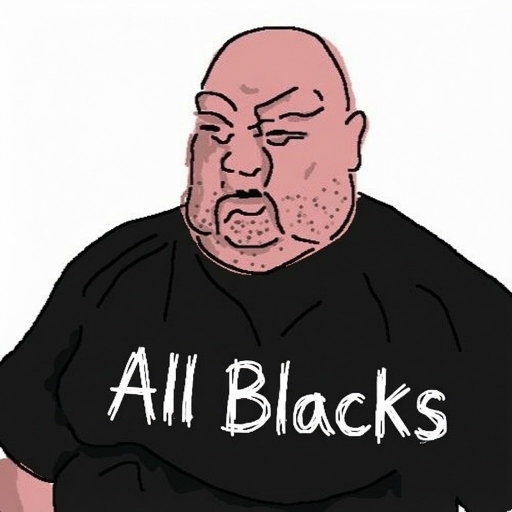 MasterVril's tweet photo. Average All Blacks fan vs average All Whites fan https://t.co/HihXkYsbTY