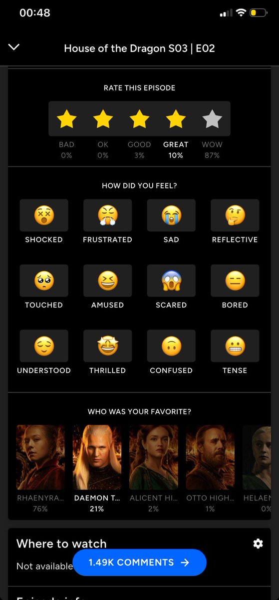 pedroxgon's tweet photo. tv time sempre foi perfeito, os comentários, as tabelas, votar nos personagens, os badges… alguém compre esse app eu imploro 😭 https://t.co/qyEjCJSzge