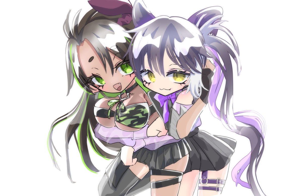 kuma_tou's tweet photo. だいすきぎゅきゅぎゅ
#オウ画　#シ絵ン　#ホロスタ女子部 https://t.co/3Vxyao7owq