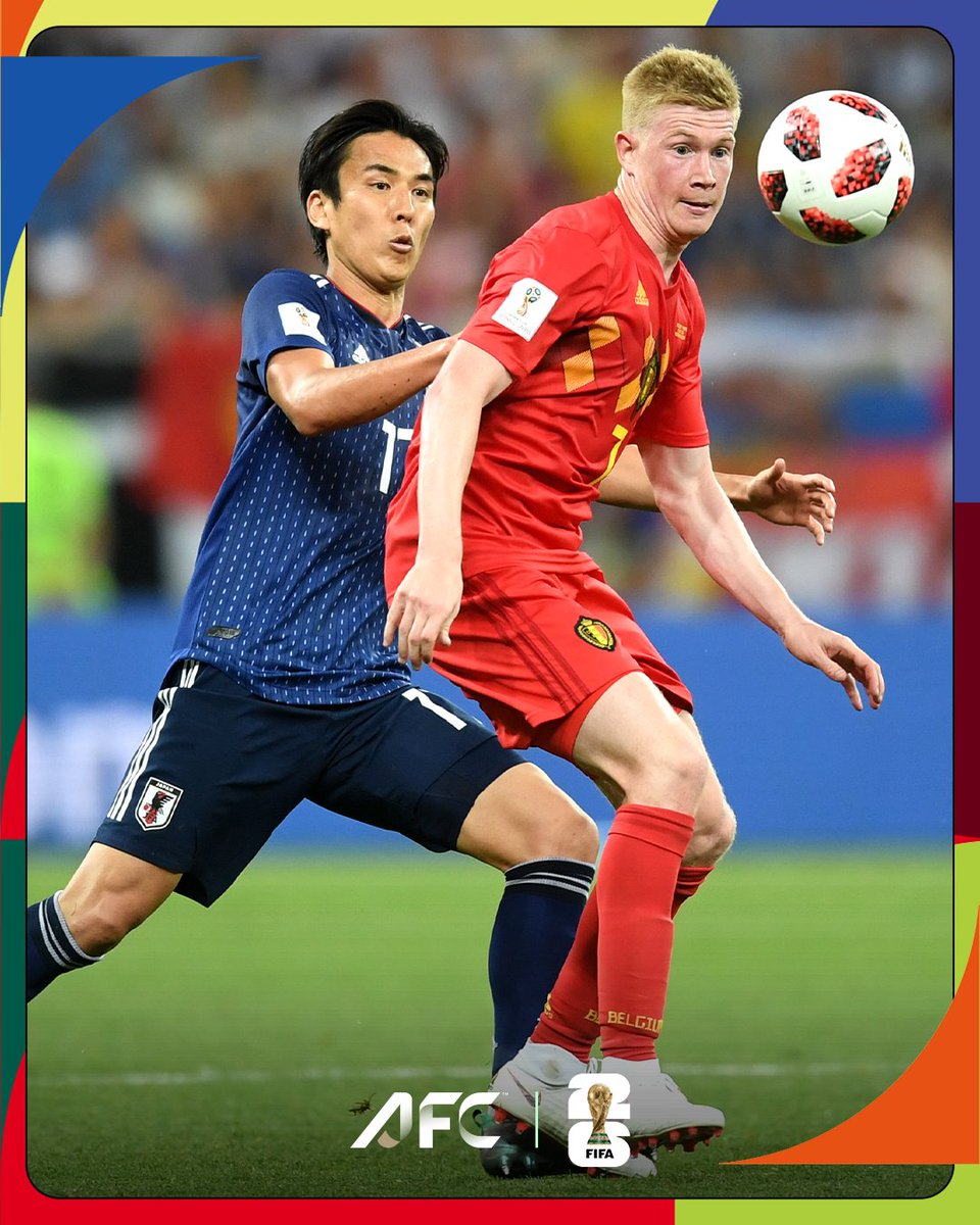 afcasiancup's tweet photo. #OTD in 2018... 🇯🇵 Samurai Blue played out a thriller at the #FIFAWorldCup Round of 16 against 🇧🇪 Belgium! 

#ThrowbackThursday https://t.co/ijApf4BMc2