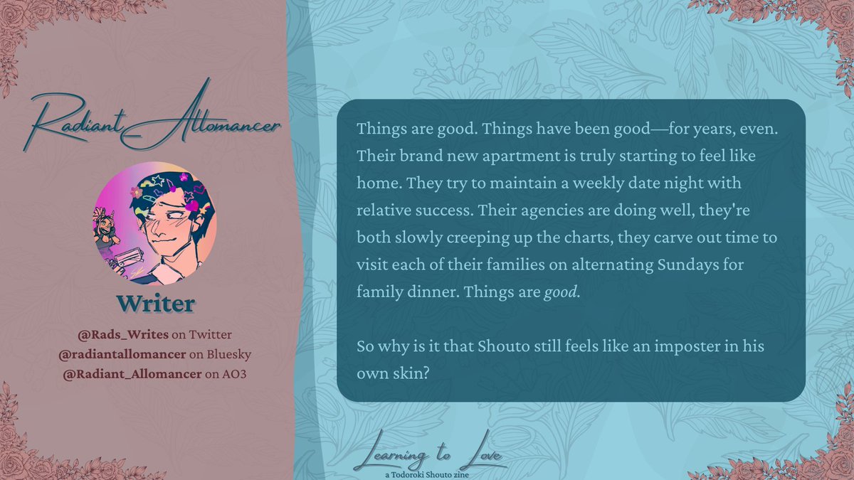 Rads_Writes's tweet photo. When an insecure Shouto and Eijirou are left alone in their brand new apartment, what are they to do? My #kiritodo add-on piece for @Learn2Lovezine is full of answers!
The zine is still open for POs until July 11! Get your bundle while you can! 🔗 below! https://t.co/5UHzu9unAr