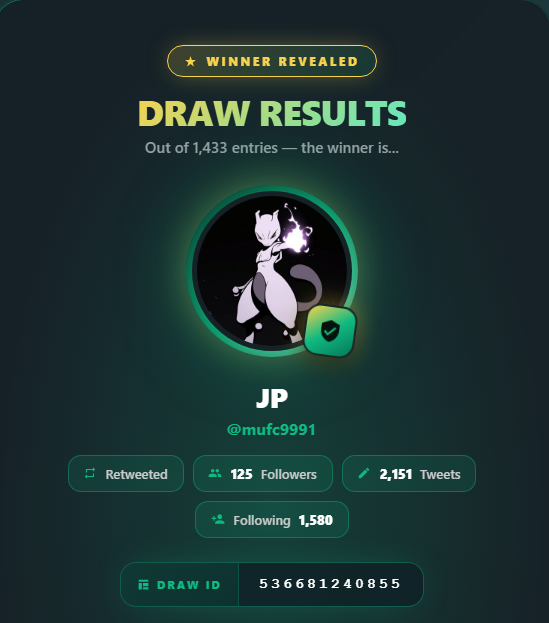 PokemonTCGIntel's tweet photo. Winner of this flash givy is @mufc9991 ! Please DM to claim your sealed stamped Bulba and Ivysaur IR! 

Let's keep it going...next prize will be bigger lol https://t.co/prNkLCzzVO